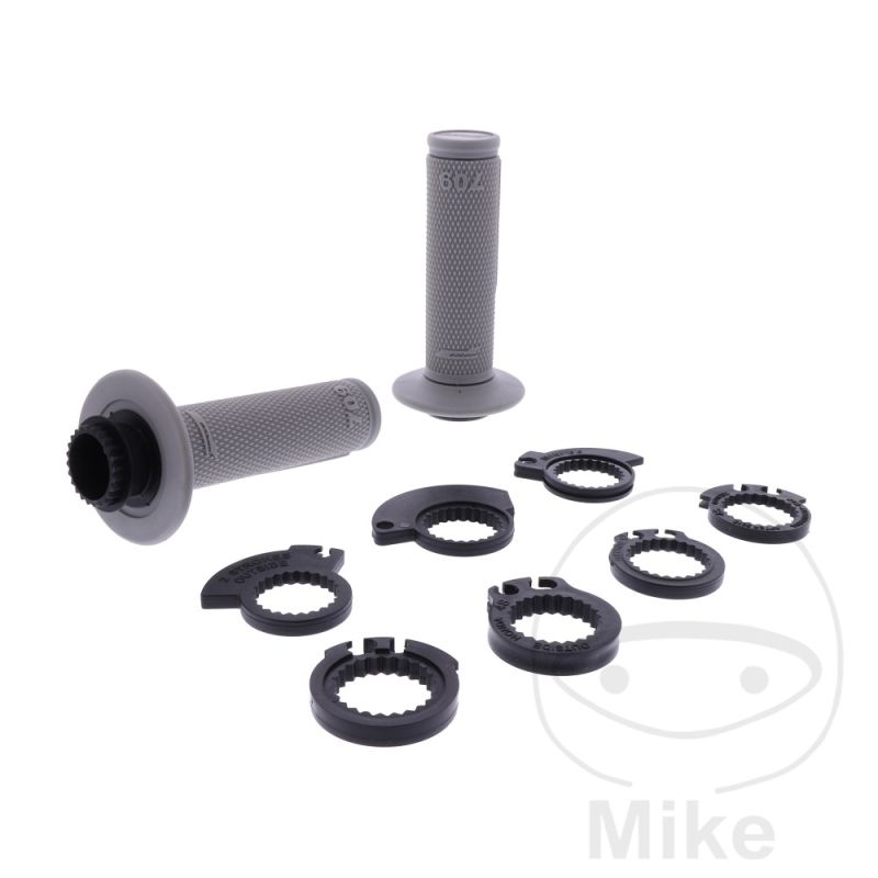 Puños Moto Cerrados 709 Gris D.22/25mm | Motos Camaral