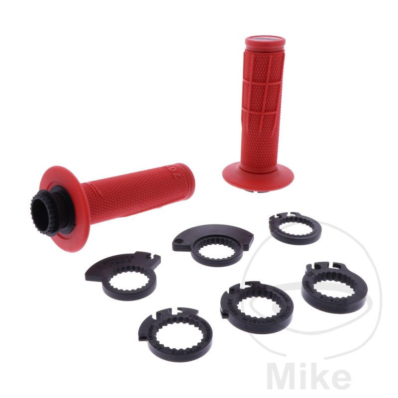 Puños Moto Rojos 709 Cerrados 22/25mm | Motos Camaral