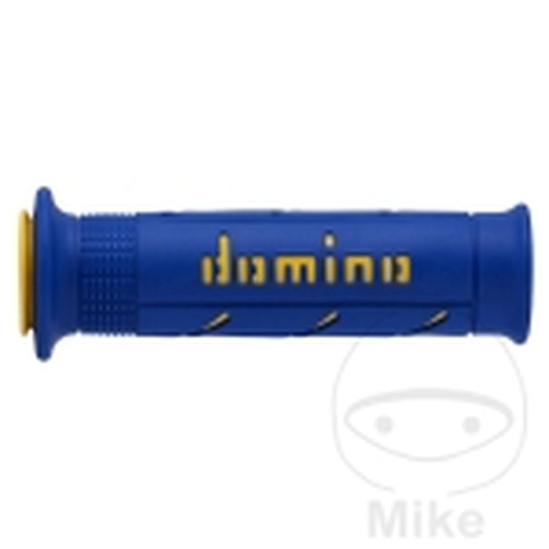 Puños Domino A250 Azul/Amarillo 22/26mm | Motos Camaral
