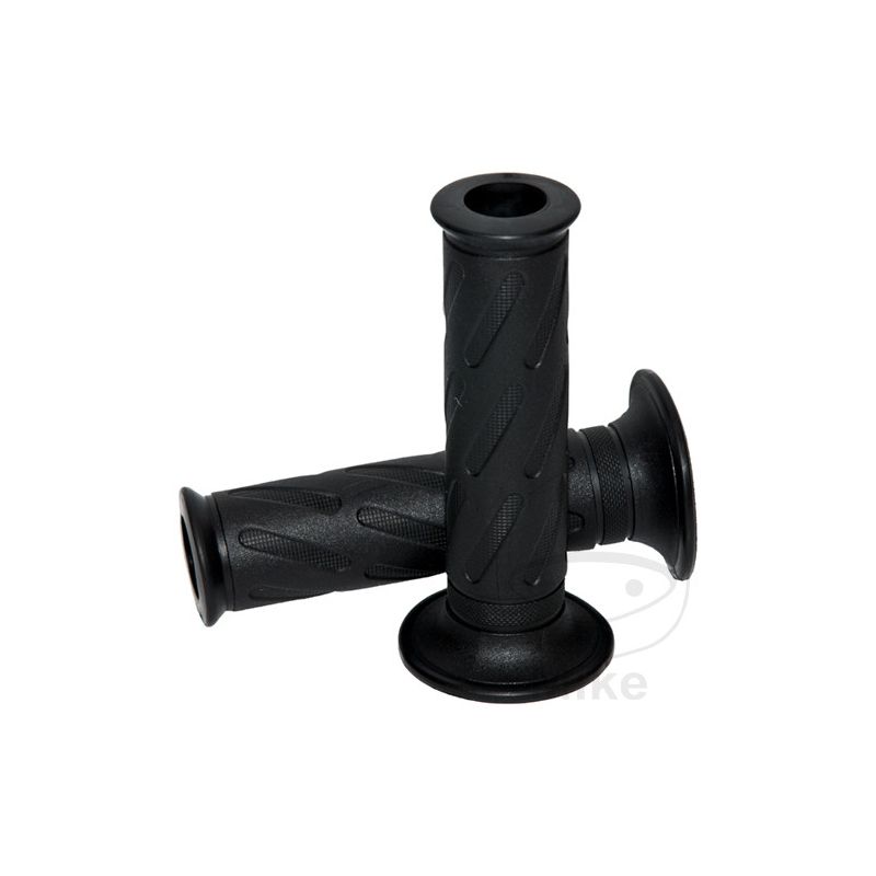Puños Negros D.22/24 mm Abiertos | Motos Camaral