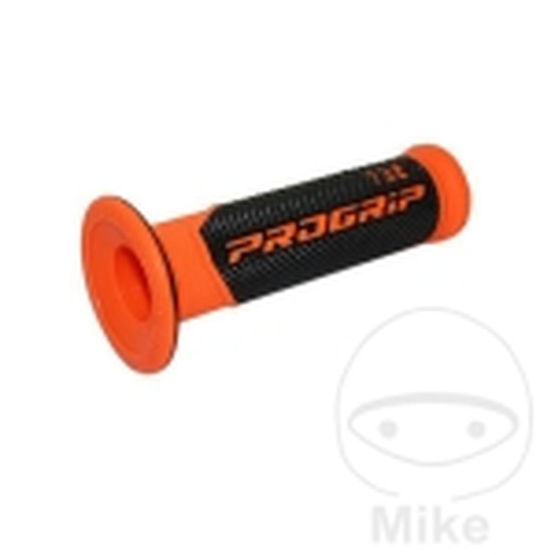 Puños 732 Negro/Naranja Cerrados D.22/25 | Motos Camaral