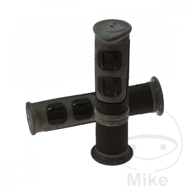 Puños 964 ATV Negro/Gris 22mm Cerrados | Motos Camaral