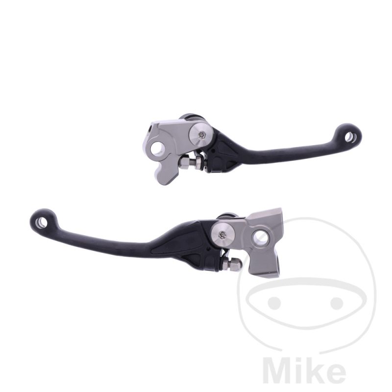 Juego Manetas Freno Embrague Pivot Negro | Motos Camaral