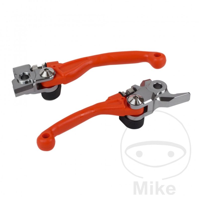 Juego Manetas Pivot Naranja Irrompible | Motos Camaral