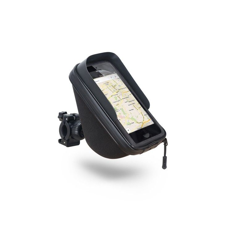 Soporte al manillar + funda + bolsillo 1L para Smartphone 6.6 - motoscamaralweb.com