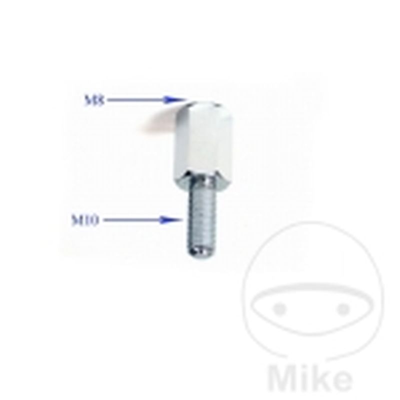 Adaptador Retrovisor M10 a M8 Derecho | JMP | Motos Camaral