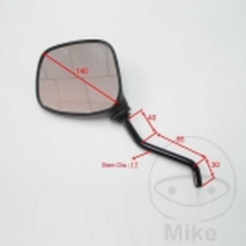 Retrovisor Negro Izquierdo JMP | Motos Camaral