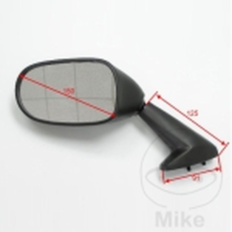 Retrovisor Negro Derecho JMP | Motos Camaral