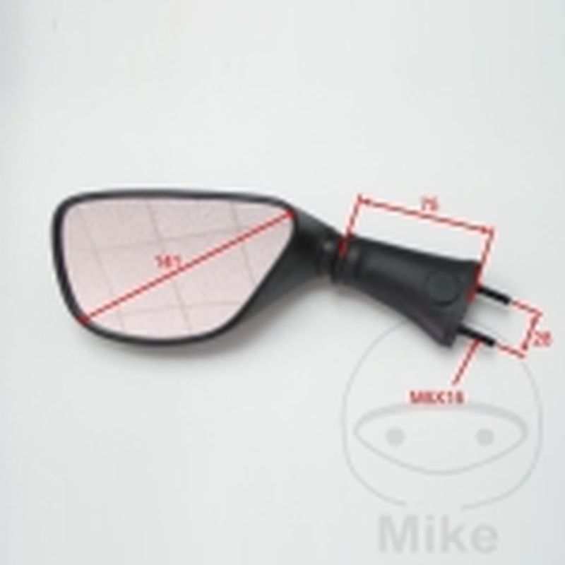 Retrovisor Negro Izquierdo JMP | Motos Camaral
