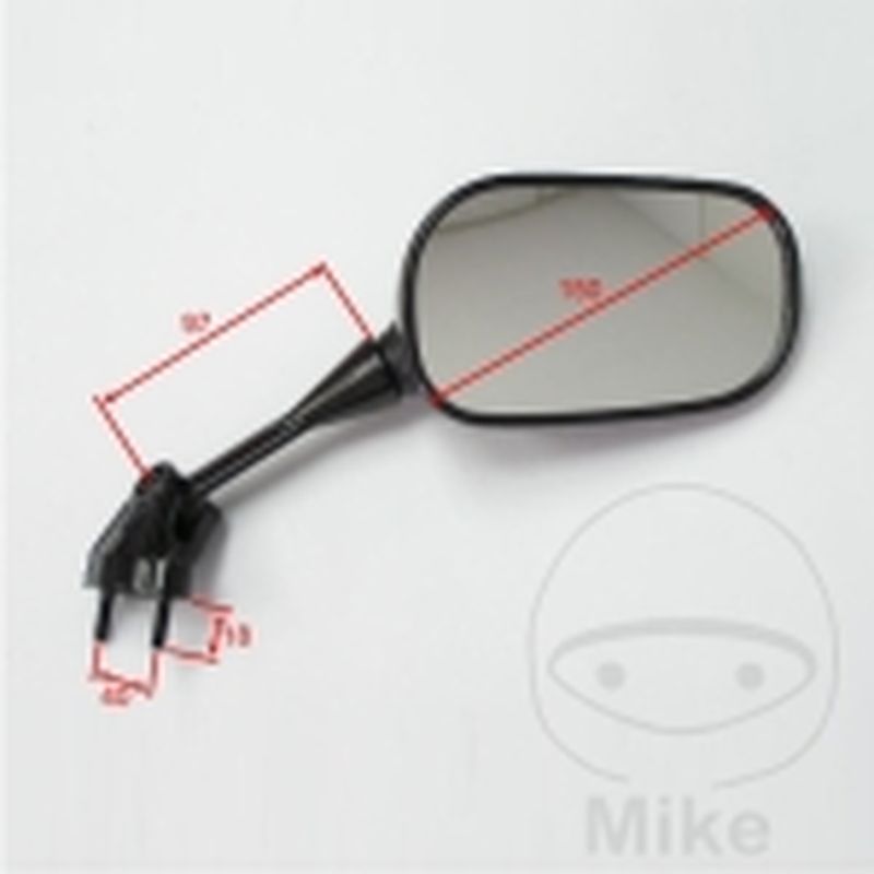 Retrovisor Negro Izquierdo JMP | Motos Camaral