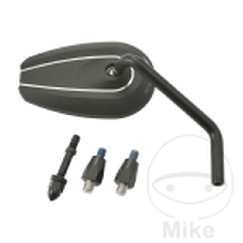 Retrovisor Negro Daytona Derecho Aluminio | Motos Camaral