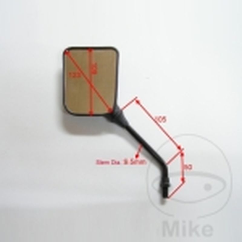 Retrovisor Negro Izquierdo M10 | JMP | Motos Camaral