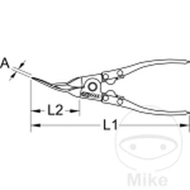 Alicate Desmontar Paneles Puerta 240mm | Motos Camaral
