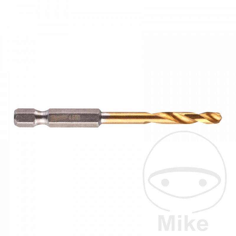 Broca de punta 1/4 4.5 HSS-G TiN | Motos Camaral