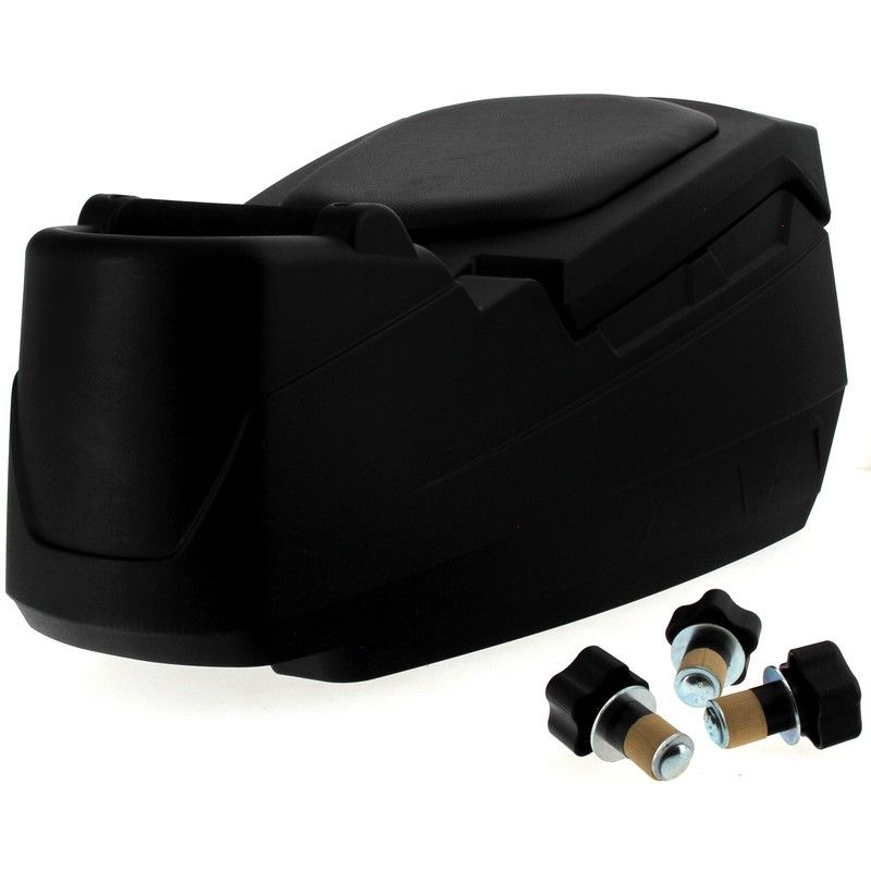 ART Twin Rear Cargo Box Solid Black 2x48L - motoscamaralweb.com