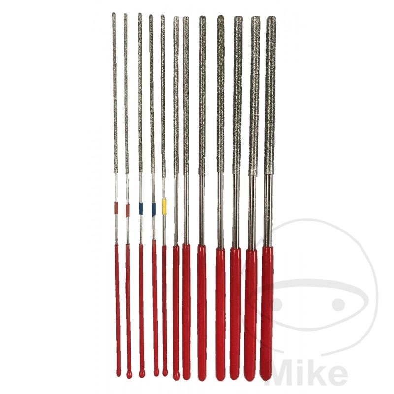 Limas Redondas Kit 12 Piezas Diamante | Motos Camaral