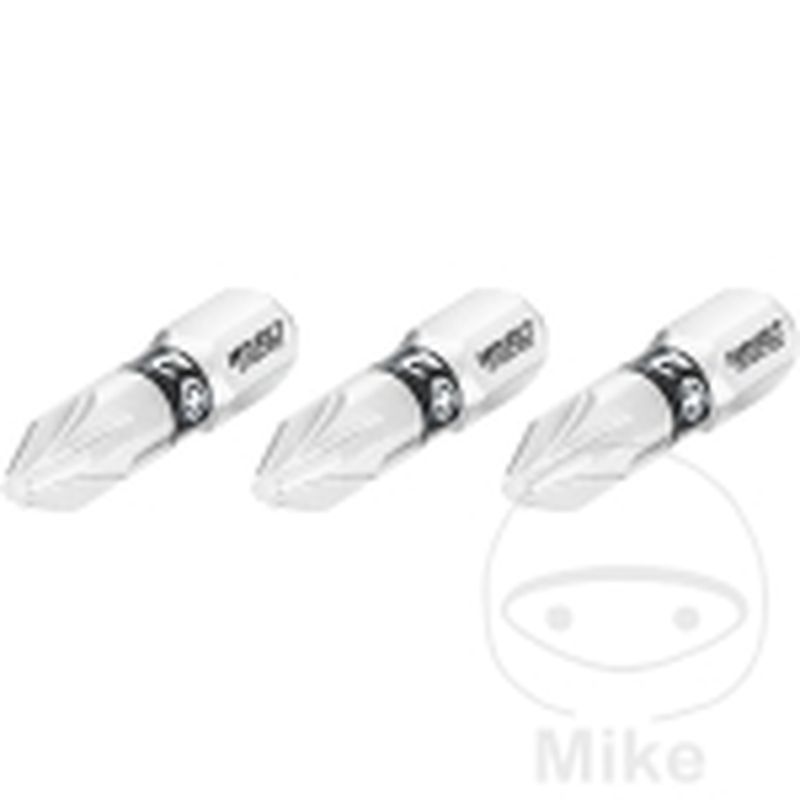 Puntas Cruz PZ2 1/4" 25 mm 3 pzas | Motos Camaral