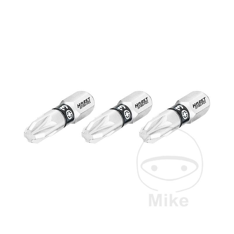 Puntas Cruz PZ3 1/4" 25 mm 3 pzas | Motos Camaral