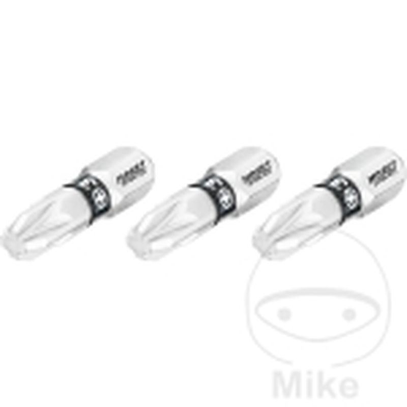 Puntas Cruz PZ3 1/4" 25 mm 3 pzas | Motos Camaral