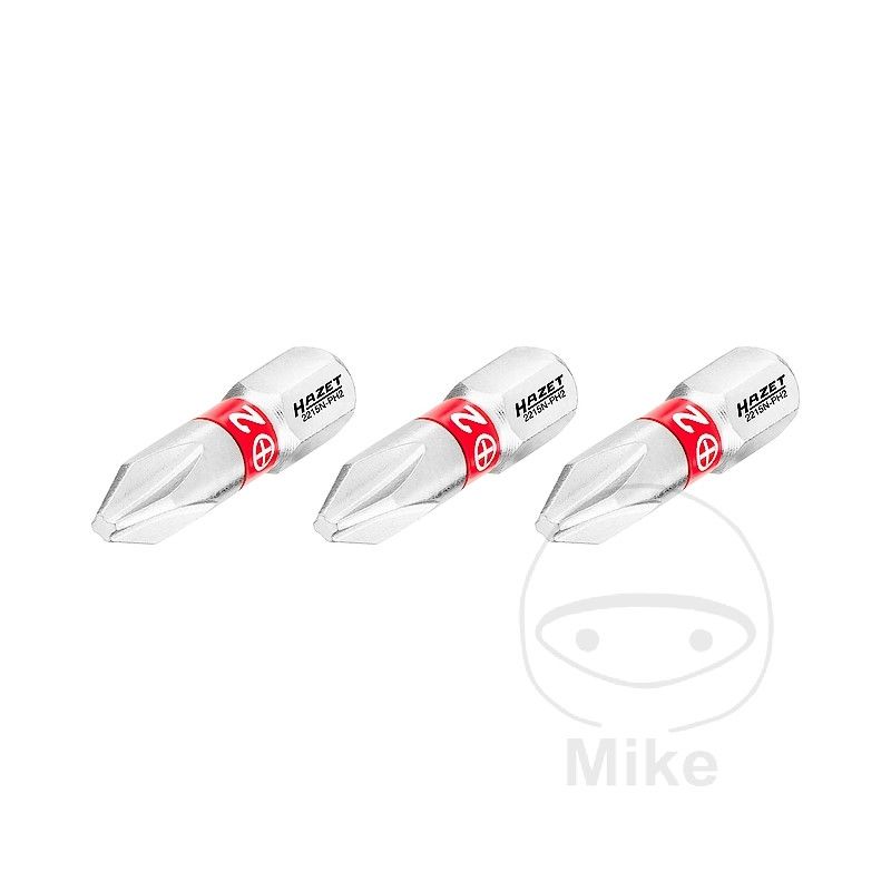 Puntas de destornillador PH2 25 mm 3 pzas | Motos Camaral