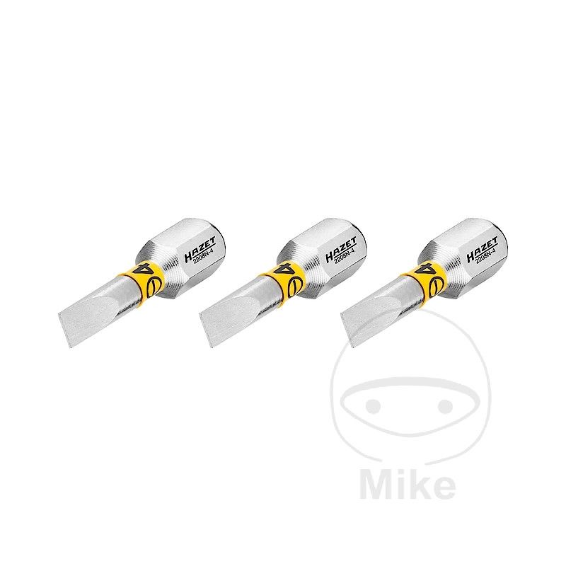 Punta de ranura 4 1/4" 3 uds 25 mm 1/4" Plano | Motos Camaral