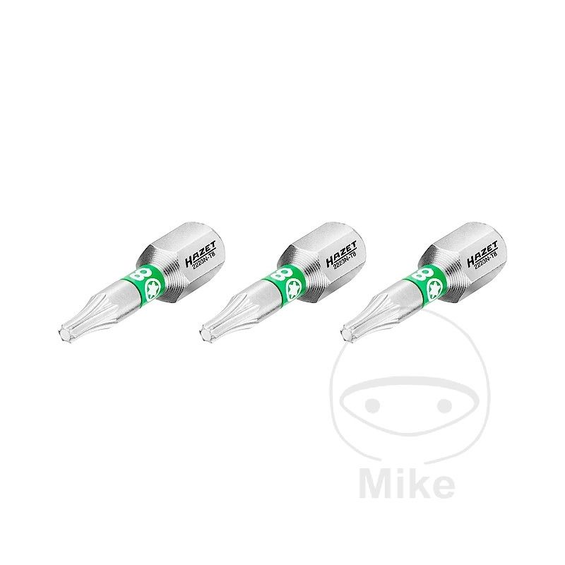Puntas Torx T8 1/4" 25 mm 3 piezas | Motos Camaral