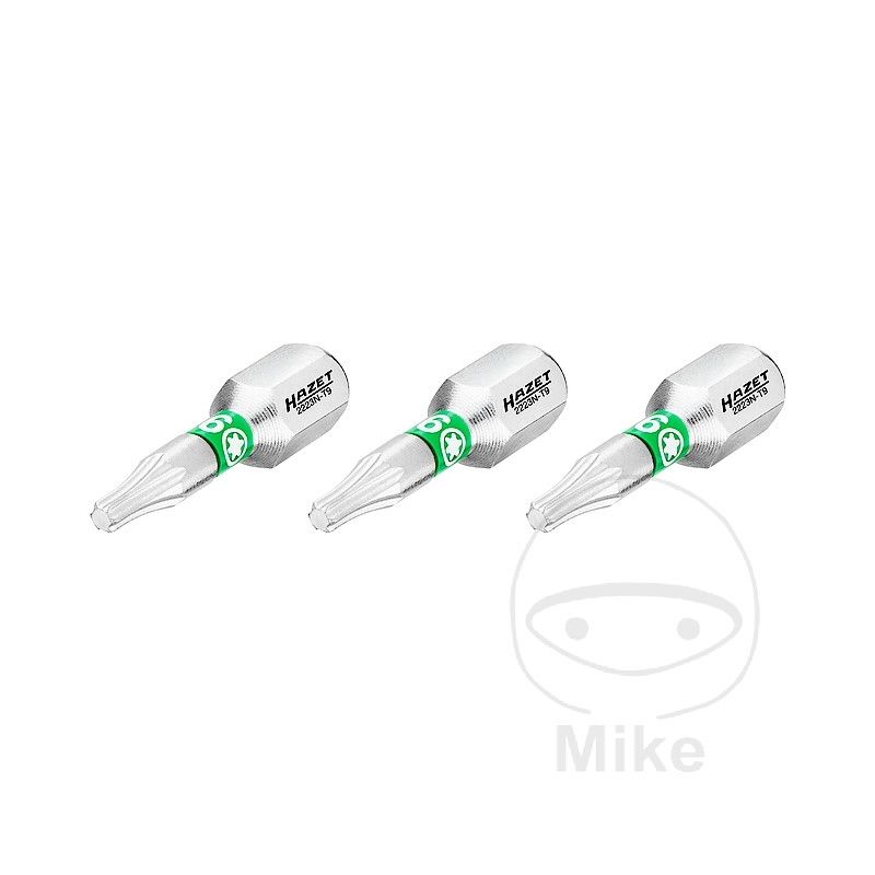 Puntas Torx T9 1/4" 25 mm 3 pzas | Motos Camaral