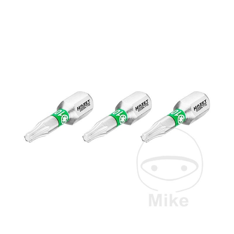 Punta Torx T10 1/4" 25 mm 3 pzas | Motos Camaral