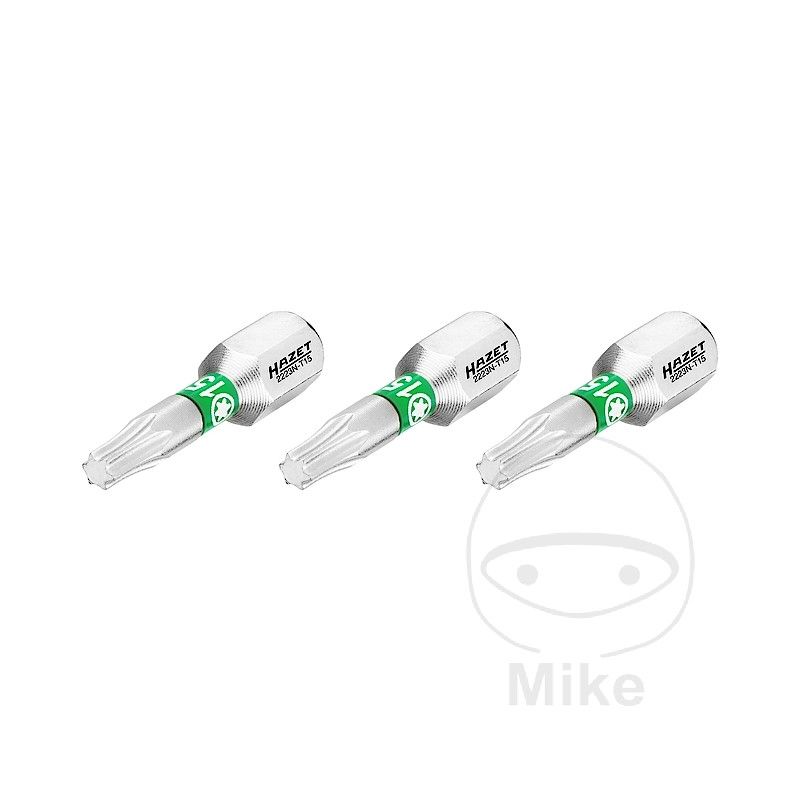 Punta Torx T15 1/4" 25mm 3 uds | Motos Camaral