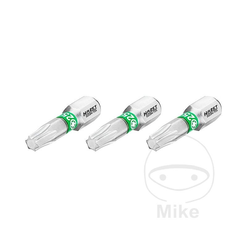 Puntas Torx T25 1/4" 25 mm 3 pzas | Motos Camaral