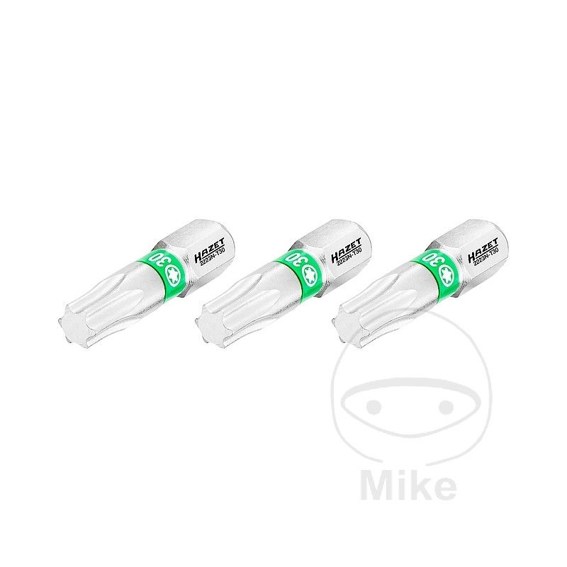 Puntas Torx T30 1/4" 25 mm 3 pzas | Motos Camaral