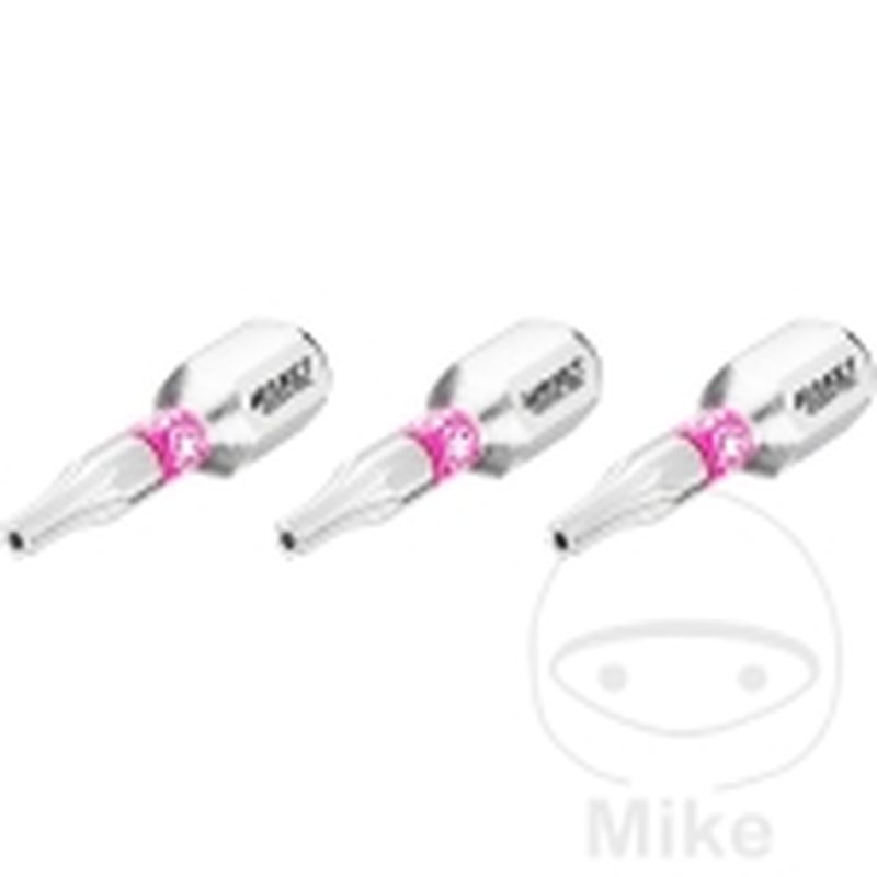 Punta Torx T9H 1/4" 3 uds 25mm | Motos Camaral