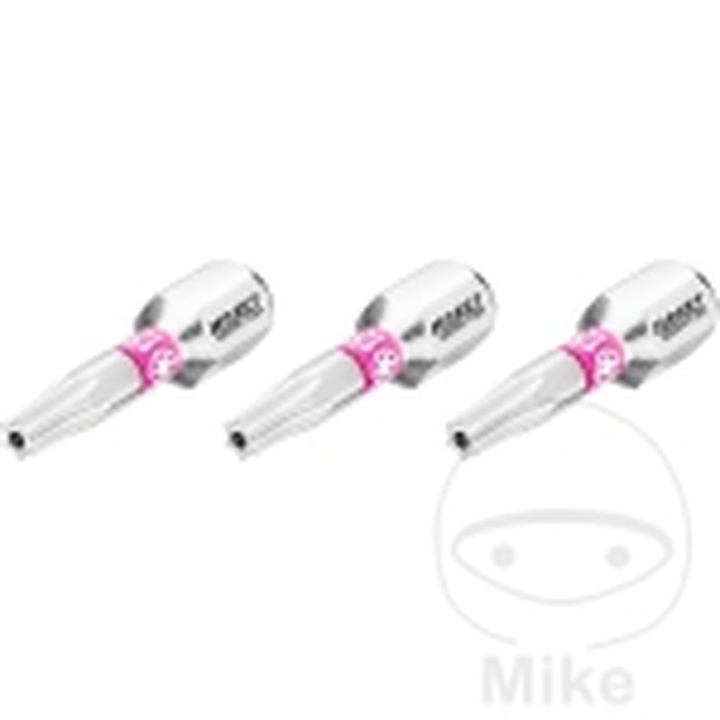 Puntas Torx T15H 1/4" 25 mm 3 pzas | Motos Camaral