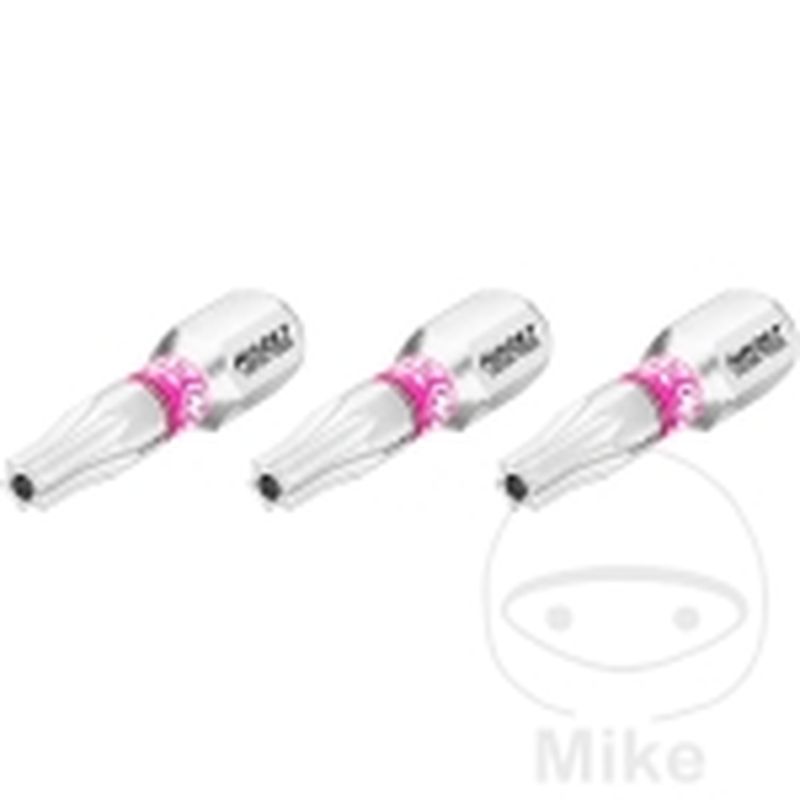 Puntas Torx T20H 1/4" 25 mm 3 pzas | Motos Camaral