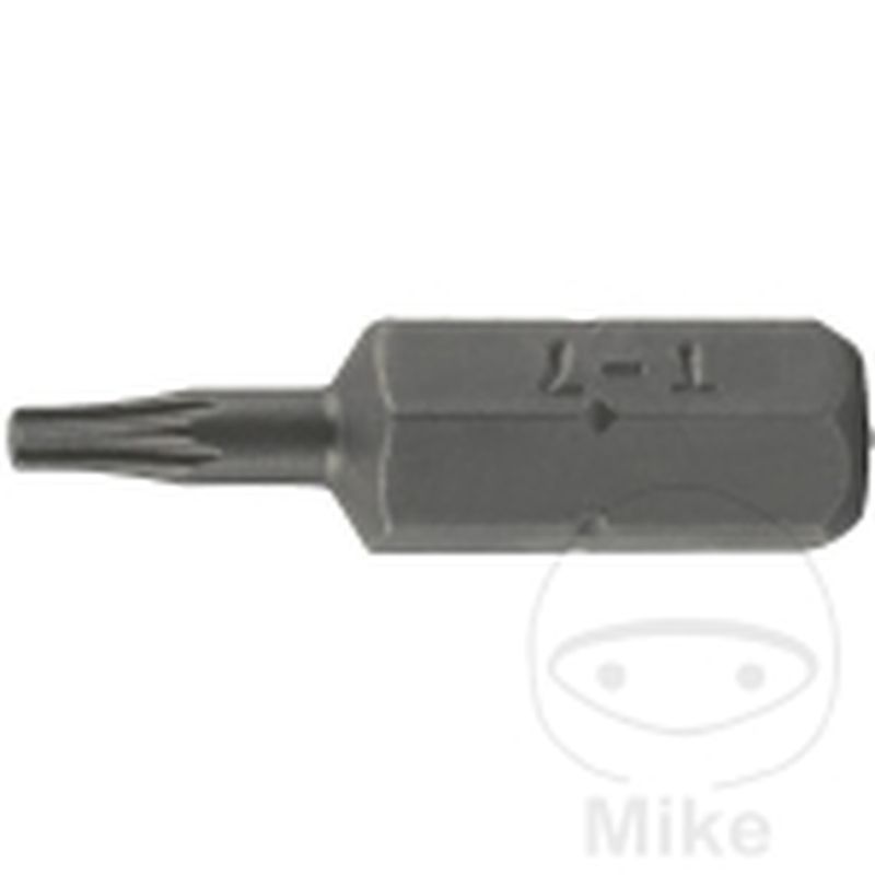 Punta Torx T9 con Agujero 25 mm 1/4" | Motos Camaral