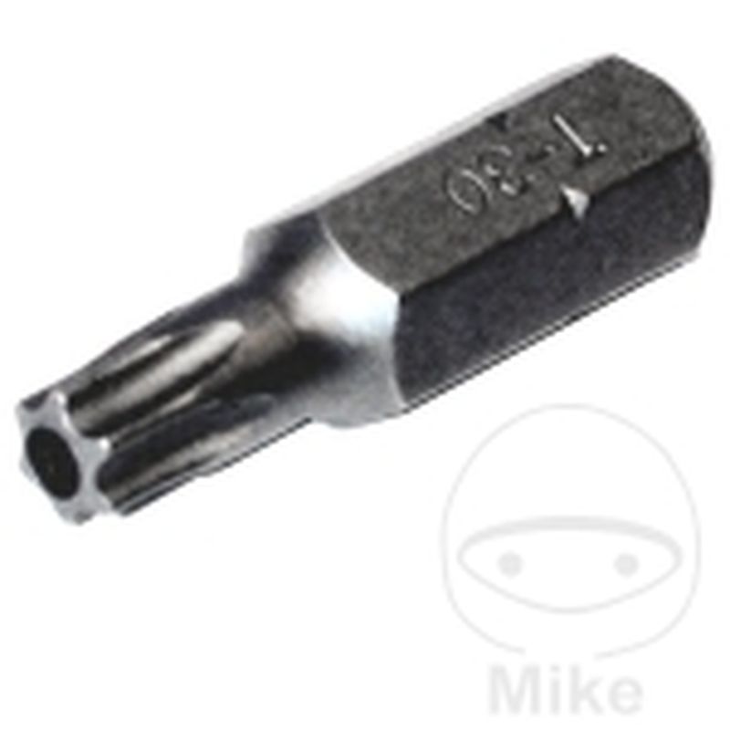 Punta Torx T30 con Agujero 25 mm 1/4 | Motos Camaral