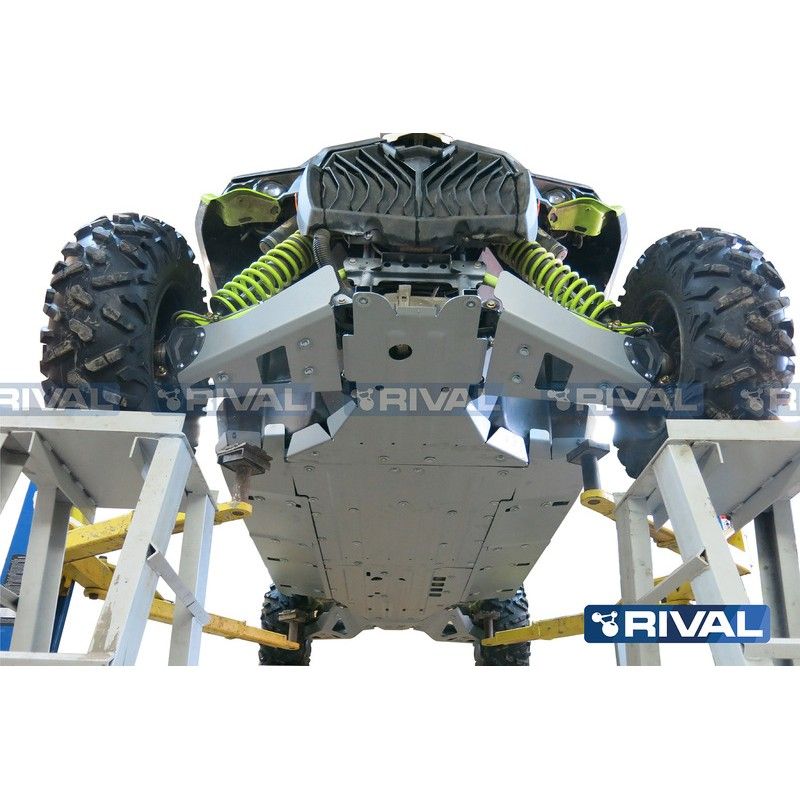RIVAL Complete skid plate - Aluminium 4mm Can-Am Maverick - motoscamaralweb.com