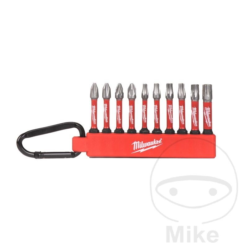 Juego 10 Puntas con Karabiner | Milwaukee | Motos Camaral