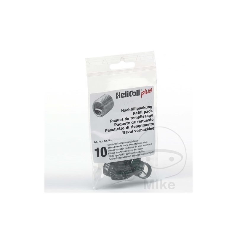 Helicoil Plus M10x1.25 L15 10pzs | Reparación Rosca | Motos Camaral