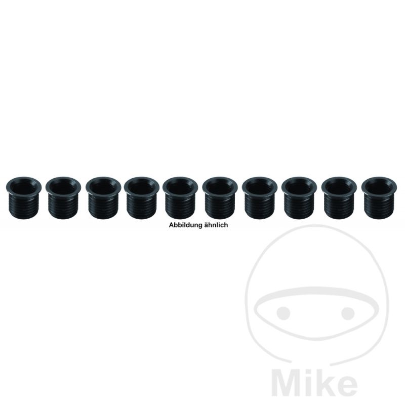 Insertos Roscados M10 x 1.0 19mm 10u | Motos Camaral