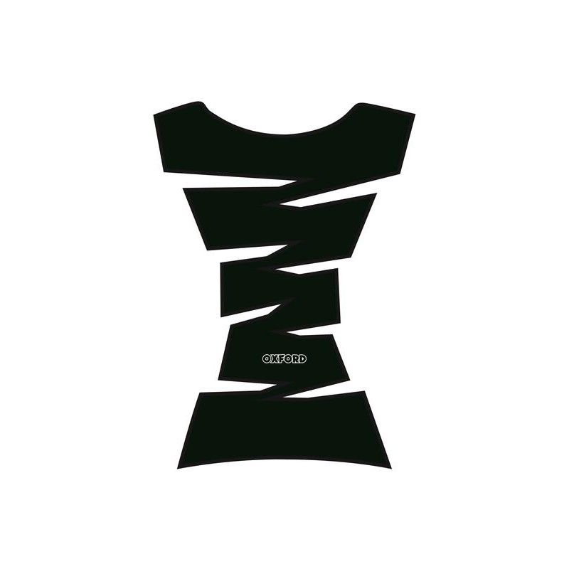 Protector de deposito OXFORD Jagged Vinyl noir - motoscamaralweb.com