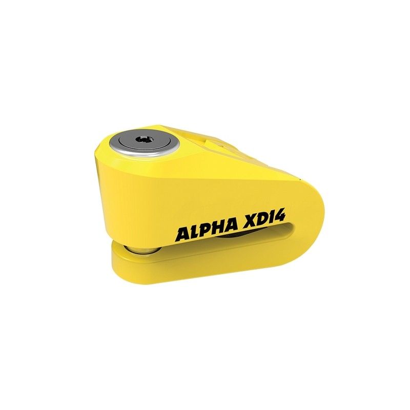 OXFORD Alpha XD14 Disc Lock - Ø14mm Yellow - motoscamaralweb.com