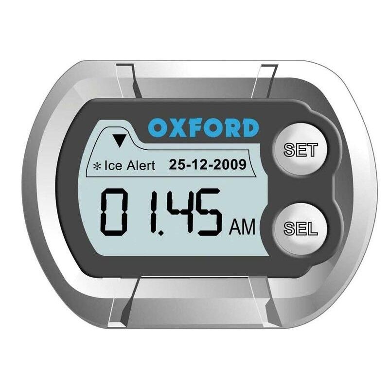 Micro reloj con indicador de temperatura y riesgo de hielo. Oxford OX562 - motoscamaralweb.com