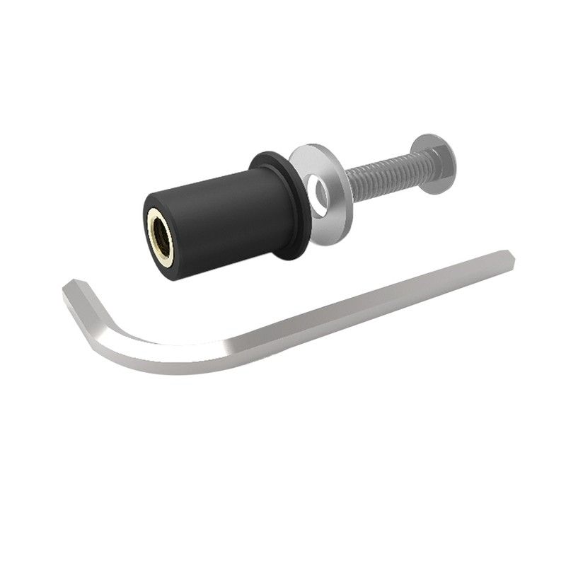 Juego de tornillos para cúpula OXFORD plata - 8 unidades - motoscamaralweb.com