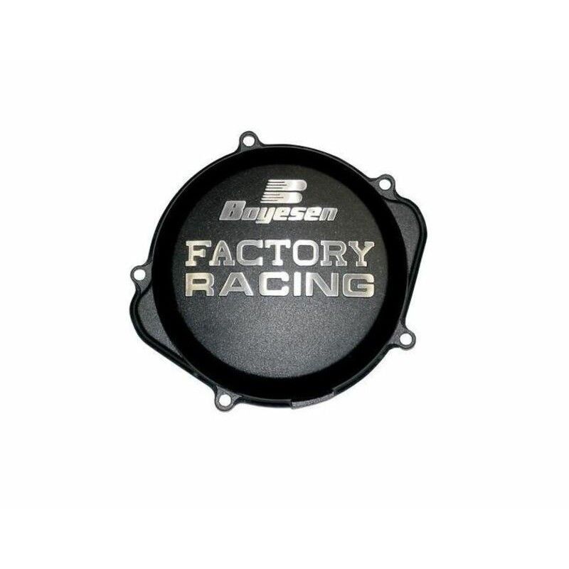 Tapa de embrague BOYESEN Factory Racing Negra Yamaha YZ125 - motoscamaralweb.com