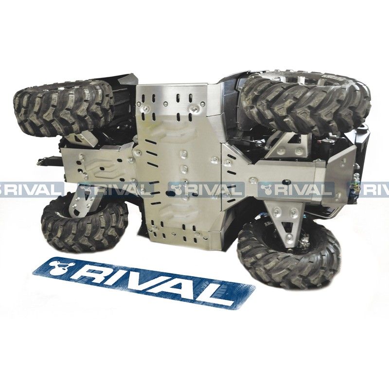 RIVAL Complete skid plate kit - Aluminium CF Moto CForce 800/820 - motoscamaralweb.com