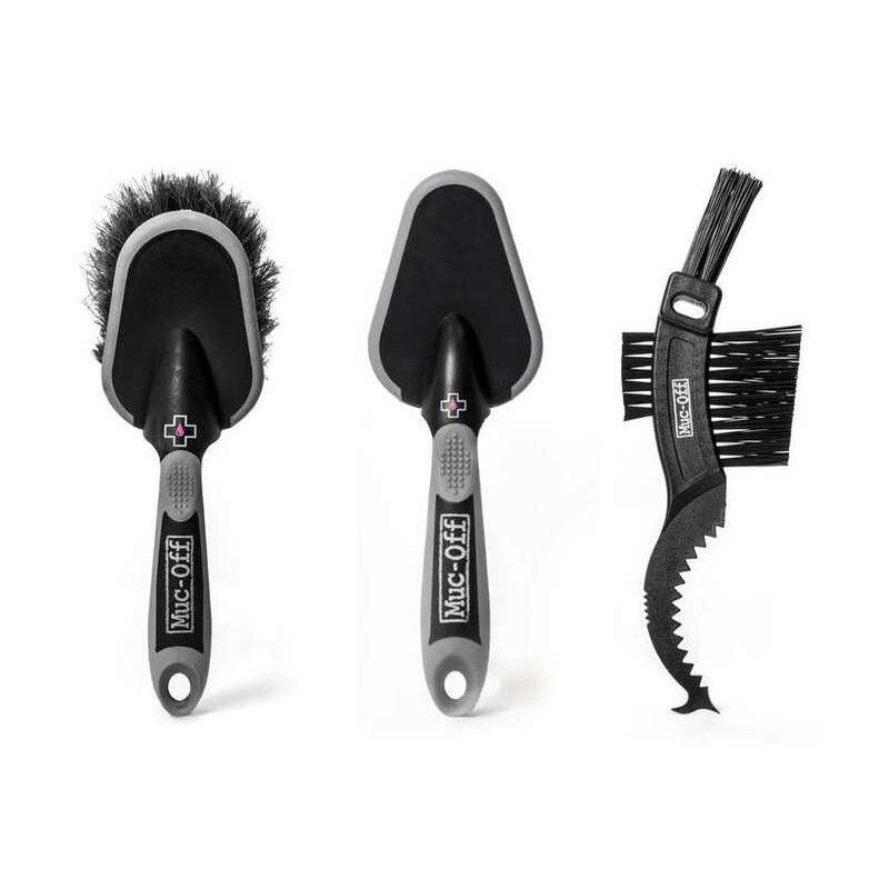 Kit de 3 cepillos MUC-OFF Premium (220) - motoscamaralweb.com