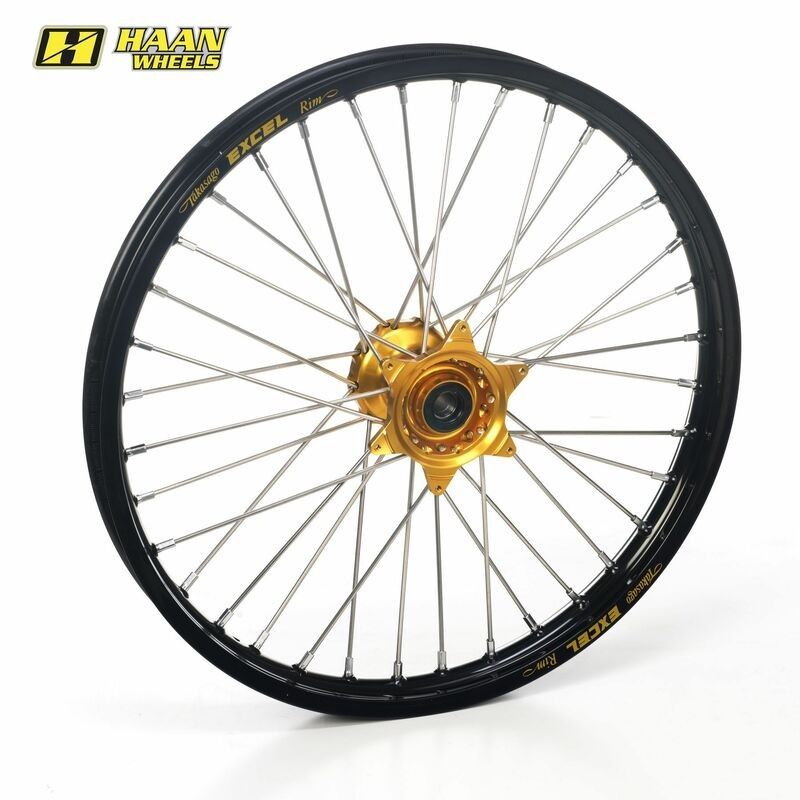 Rueda delantera completa HAAN WHEELS SM Tubeless - 17x3.50x36T - motoscamaralweb.com