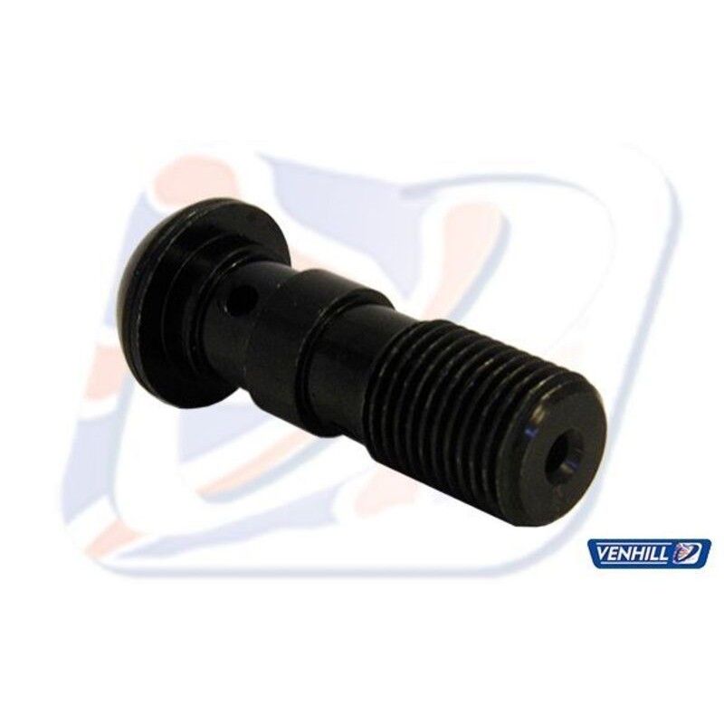 Tornillo doble alomado M10x1 Venhill negro - motoscamaralweb.com