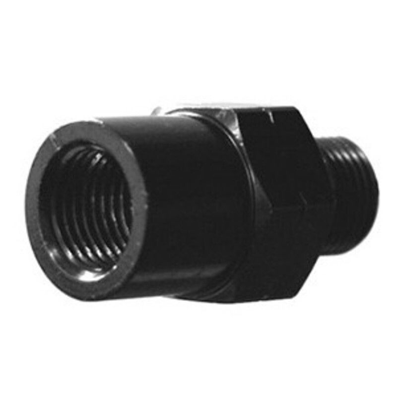 Adaptador hembra M10x1.25 negro - motoscamaralweb.com